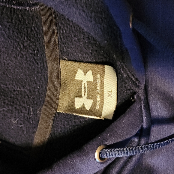 Mens Under Armour Pull Over Hoodie XL Kangaroo Pouch - Picture 2 of 5